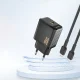 Dudao A26 PD20W GaN USB-C tīkla lādētājs - melns
