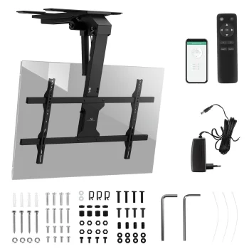 Maclean MC-110 T elektriskais griestu TV stiprinājums, 43-86", 45kg, Tuya