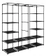 Portatīvs Auduma Apģērba Skapis Drēbju Organaizers Garderobe, 180x133x44 cm | Portable Clothing Wardrobe Storage...