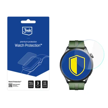 3mk Watch Protection FlexibleGlass hibrīda aizsargstikls Xiaomi Watch S5 46 mm, 3 gab.