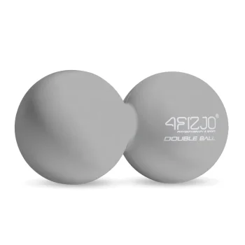 4Fizjo Double Ball dubultā masāžas bumbiņa, pelēka