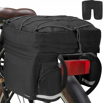 Trizand velosipēda bagāžnieka soma 60L, melna