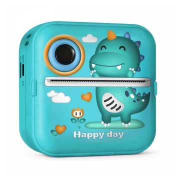 Wozinsky WDT-03 Bērnu Fotoaparāts Momentkamera ar Termoprinteri, Zaļš | Children Instant HD Digital Print Camera