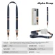 K&F Concept Alpha kameras siksna, melna