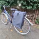 Trizand 21203 ūdensnecaurlaidīga velosipēda bagāžnieka soma ar atstarotājiem, 15-20L