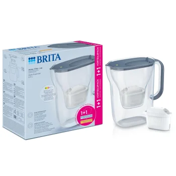 Ūdens filtra krūze Brita Style Essential 2.4 l, zila, ar 2 kasetnēm