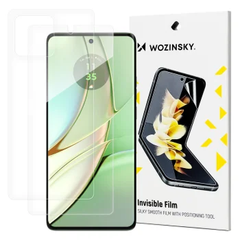 Ekrāna aizsargplēve Wozinsky Invisible Film priekš Motorola Edge 40 ar pozicionēšanas rīku