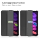 Apple iPad mini (2024) (A2995) Trifold Protective Cover Case, Black | Planšetes Vāciņš Maciņš Apvalks Grāmatiņa