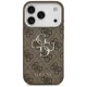 Guess 4G Big 4G Classic Logo vāciņš iPhone 17 Pro, brūns / sudraba