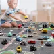Bērnu Plāns Paklājs ar Ceļa zīmēm, 130 x 100 cm | Children\'s Slim Mat Carpet with Road Signs, 130 x 100 cm