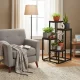 Modernhome 4 līmeņu loft stila augu statīvs, 67 cm