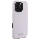 DKNY Liquid Silicone Small Metal Logo MagSafe vāciņš priekš iPhone 16 Pro Max 6.9\", Pink