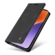Xiaomi 15 YIKATU Leather Skin-Touch Magnetic Book Cover Case, Black | Telefona Vāciņš Maciņš Apvalks Grāmatiņa