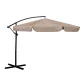 Plonos PL-881 saliekams dārza saulessargs 350 cm ar pārvalku, smilškrāsas