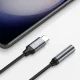 Tech-Protect UltraBoost USB-C uz 3.5 mm mini jack adapteris, melns