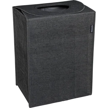 Saliekams veļas maiss Brabantia 55 L, melns