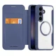 Dux Ducis Samsung Galaxy S24+ atverams vāciņš maciņš grāmatiņa Skin X Pro, zils