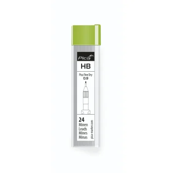 Grafīta serdes Pica Fine-Dry HB, 0.9 mm, 24 gab.