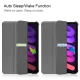 Apple iPad mini (2024) (A2995) Trifold Protective Cover Case, Grey | Planšetes Vāciņš Maciņš Apvalks Grāmatiņa