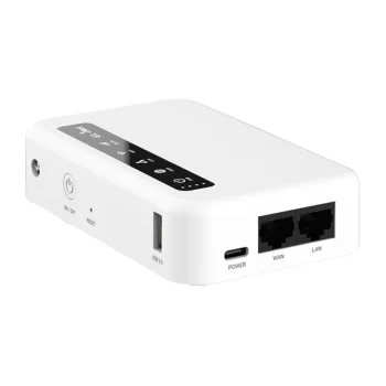 GL.iNet Puli GL-XE300-BAT 4G LTE maršrutētājs ar 5000 mAh akumulatoru