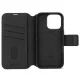 Decoded Leather Detachable Wallet MagSafe vāciņš iPhone 16 Pro, Melns