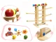 Koka bumbiņu trase Montessori XXL