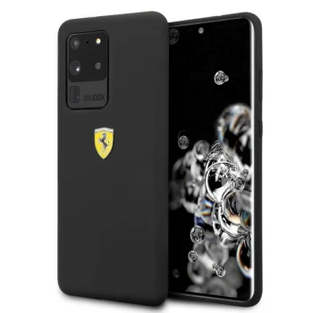 Ferrari Samsung Galaxy S20 Ultra vāciņš Silicone, melns