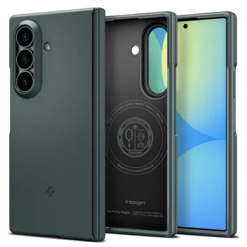 Spigen Air Fit Pro MagSafe vāciņš priekš Samsung Galaxy Z Fold 8 Ultra, tumši zaļš