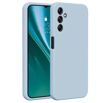 Etteri Silicone Case vāciņš Samsung Galaxy A14, gaiši zils