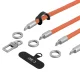 Tech-Protect C10S Rope telefona aukliņu komplekts, Orange