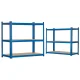 Humberg 4842 metāla noliktavas plaukts 150 x 75 x 30 cm, zils