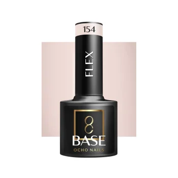 Ocho Nails Flex Base 154 hibrīda kaučuka bāze, 5 g