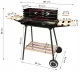 Dārza grils barbekjū BBQ mangals ar plauktiem un piederumiem | Garden Barbecue Grill with Shelves