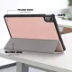 Lenovo Tab P11 Gen 2 (TB350FU) Trifold Stand PU Leather Hard Protective Cover Case, Rose Gold | Planšetes Vāciņš...