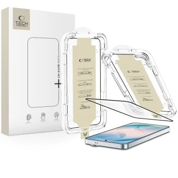 Tech-Protect Quick Set AR+ aizsargstikls Samsung Galaxy S26+, melns