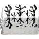 Salvešu turētājs Alessi Mediterraneo ESI18, 20.5 x 20.5 cm, sudraba