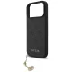 Guess 4G Charms Collection MagSafe vāciņš iPhone 17 Pro Max, melns