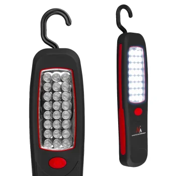 Maclean MCE03 24 LED darbnīcas lampa ar magnētu un āķi