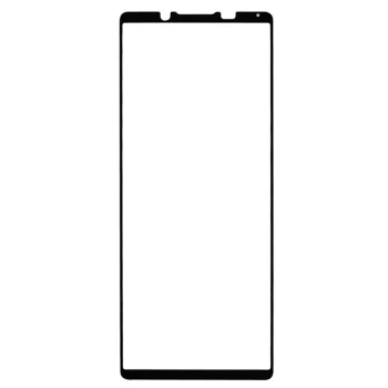 5D Aizsargstikls Sony Xperia 5 V, Melns Pilna Pārklājuma (Tempered Glass)