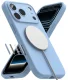Telefona vāciņš Ringke Silicone MagSafe priekš iPhone 18 Pro, gaiši zils