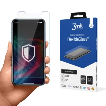 3mk FlexibleGlass hibrīda aizsargstikls iPhone XR