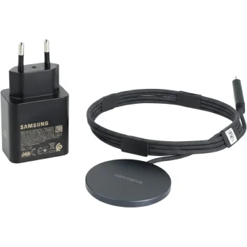 Bezvadu lādētājs Samsung EP-P2900TBE 25W ar 45W adapteri pelēks | Wireless Inductive Charger