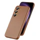 Dux Ducis Grit vāciņš Samsung Galaxy S23+, mākslīgā āda, brūns