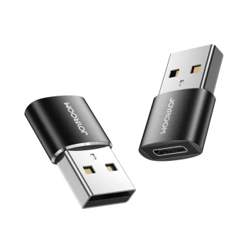 Joyroom S-H152 pāreja no USB-C uz USB-A, 2 gab., melna
