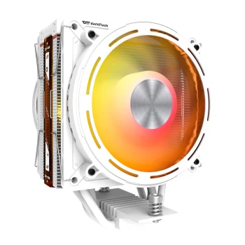 Aktīvais procesora dzesētājs Darkflash E400 Plus Balts ARGB
