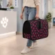XL Transportēšanas soma suņiem un kaķiem, 51.5x28.5x21 cm, melna