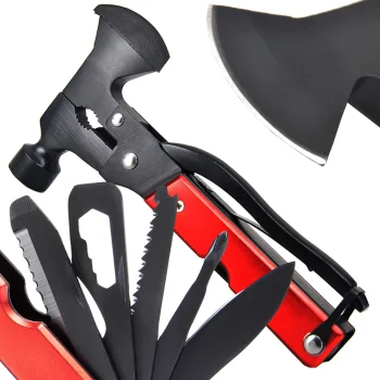 Daudzfunkcionāls instruments Multitool 17-in-1 ar āmuru un cirvi