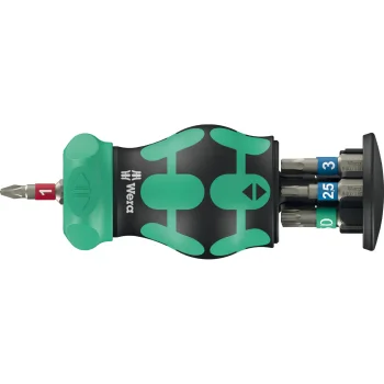 Skrūvgriezis ar sprūdrata funkciju un uzgaļiem Wera Bicycle Set 5, 7 daļas