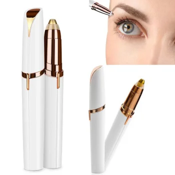 Sejas un uzacu epilators / trimmeris ar LED apgaismojumu, balts