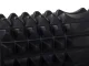 Masāžas rullis ar izciļņiem 32x13cm, melns